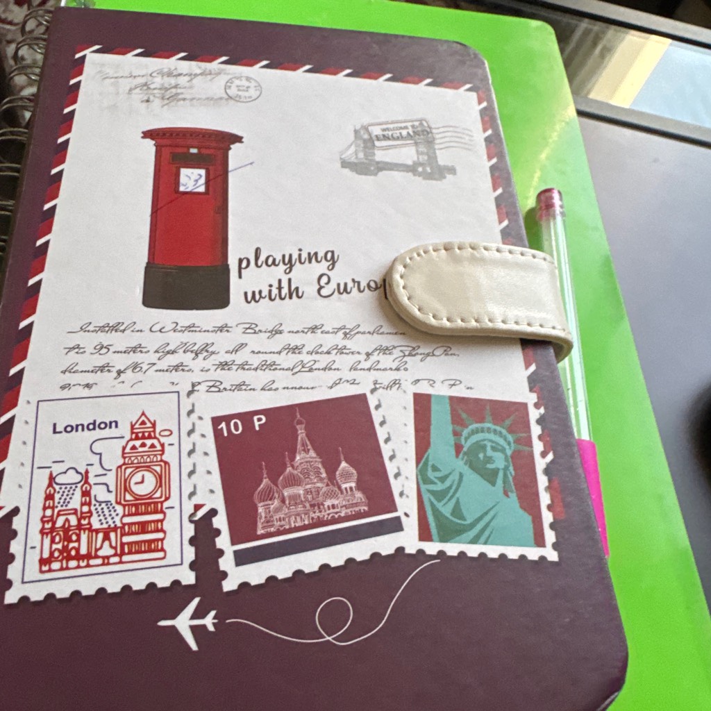 Tourist-Themed Decorated Notebook